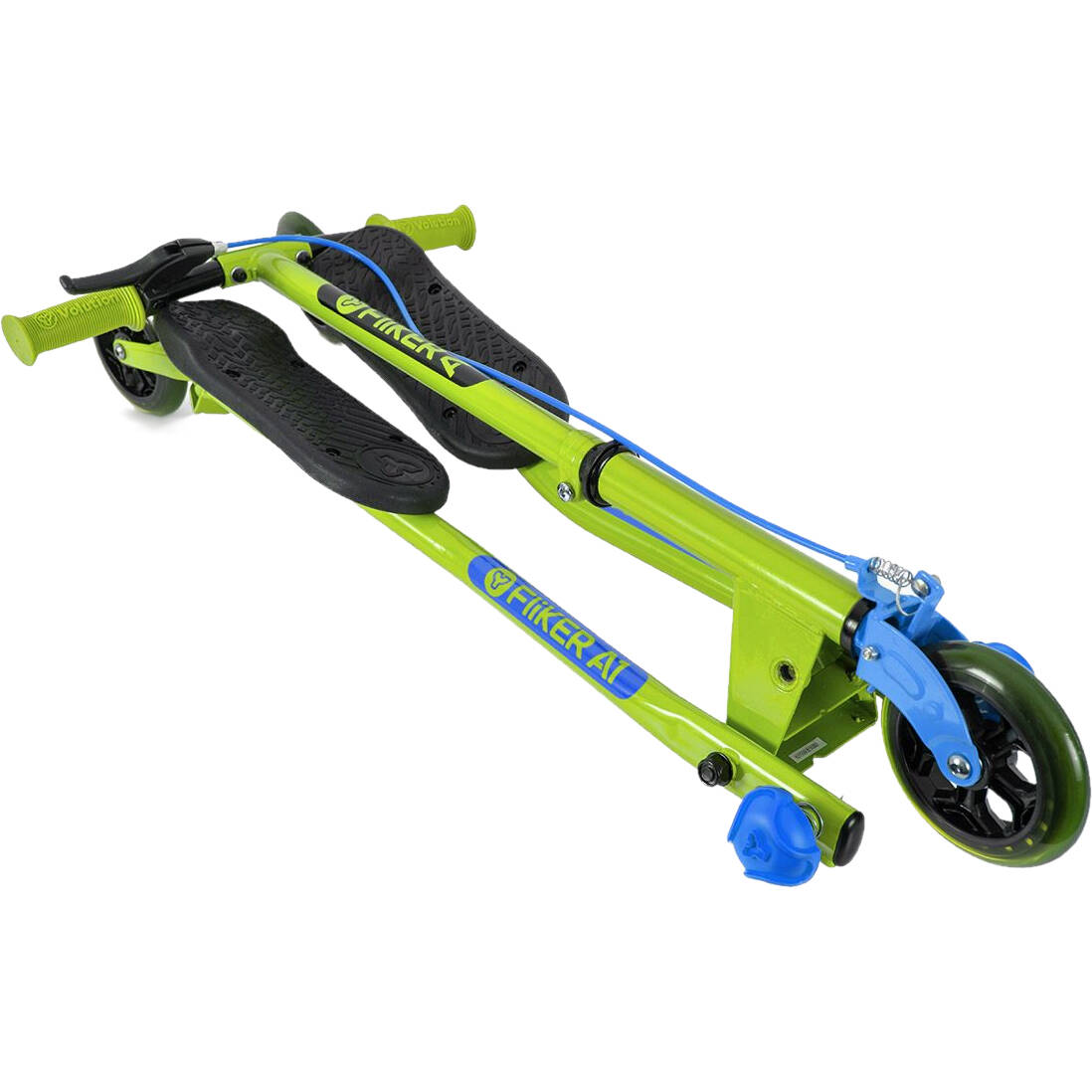 Yvolution Y Fliker A1 Air Scooter - Refresh Green/Blue