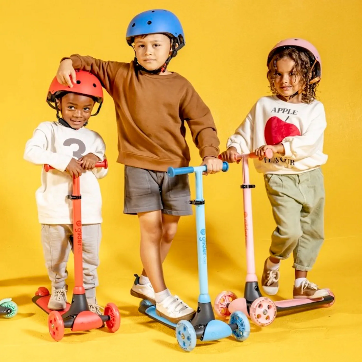 Yvolution Y Glider Kiwi Complete Scooter - Red