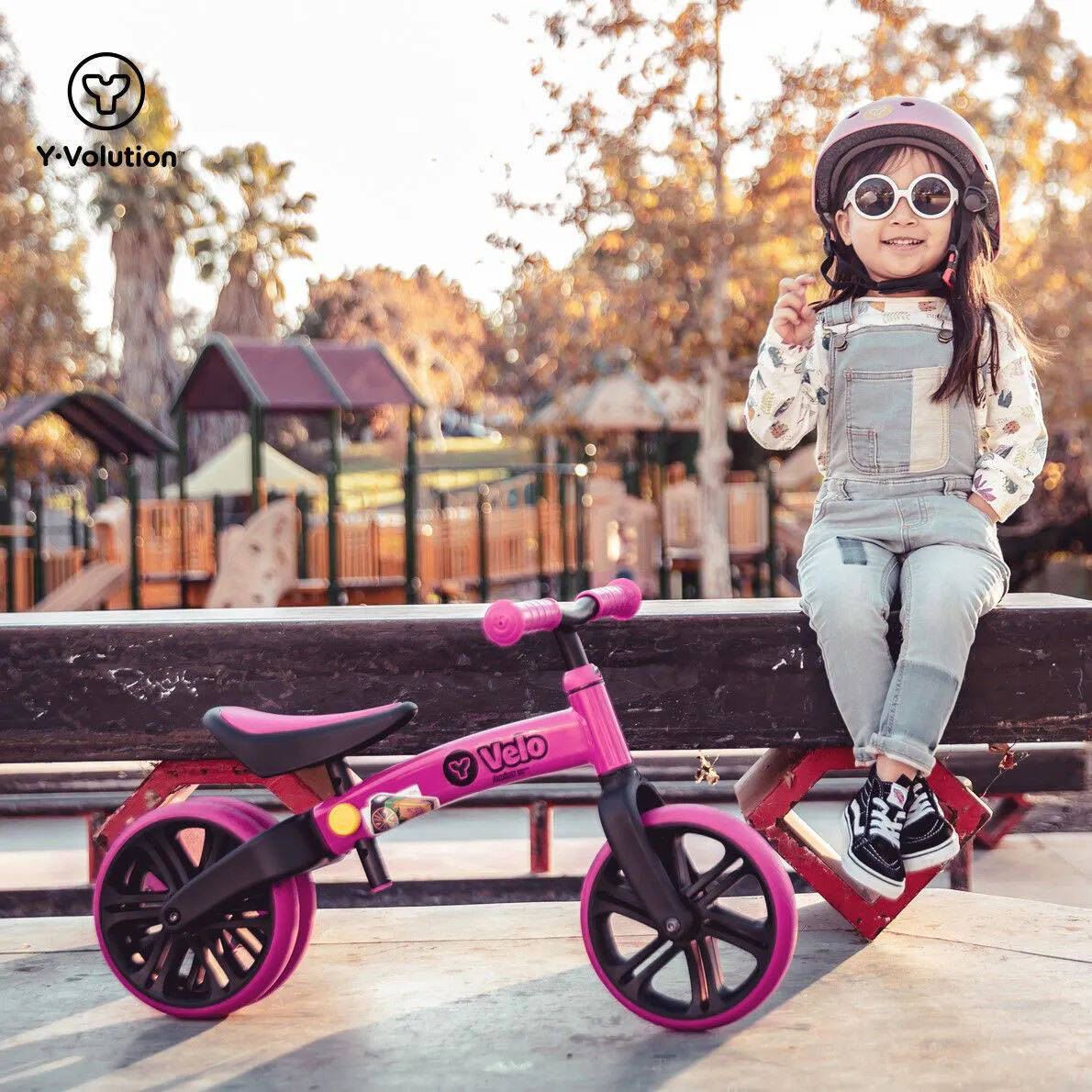 Y-Volution YVelo Junior Balance Bike - Refresh Pink