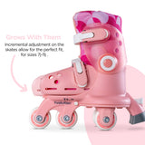 Yvolution Twista Adjustable Roller Skates - Blue