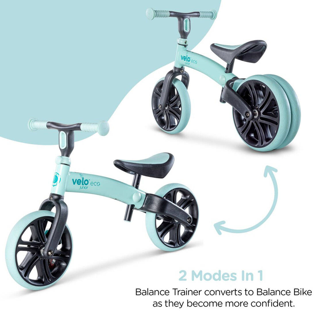 Yvolution Velo Junior Eco Balance Bike - Blue