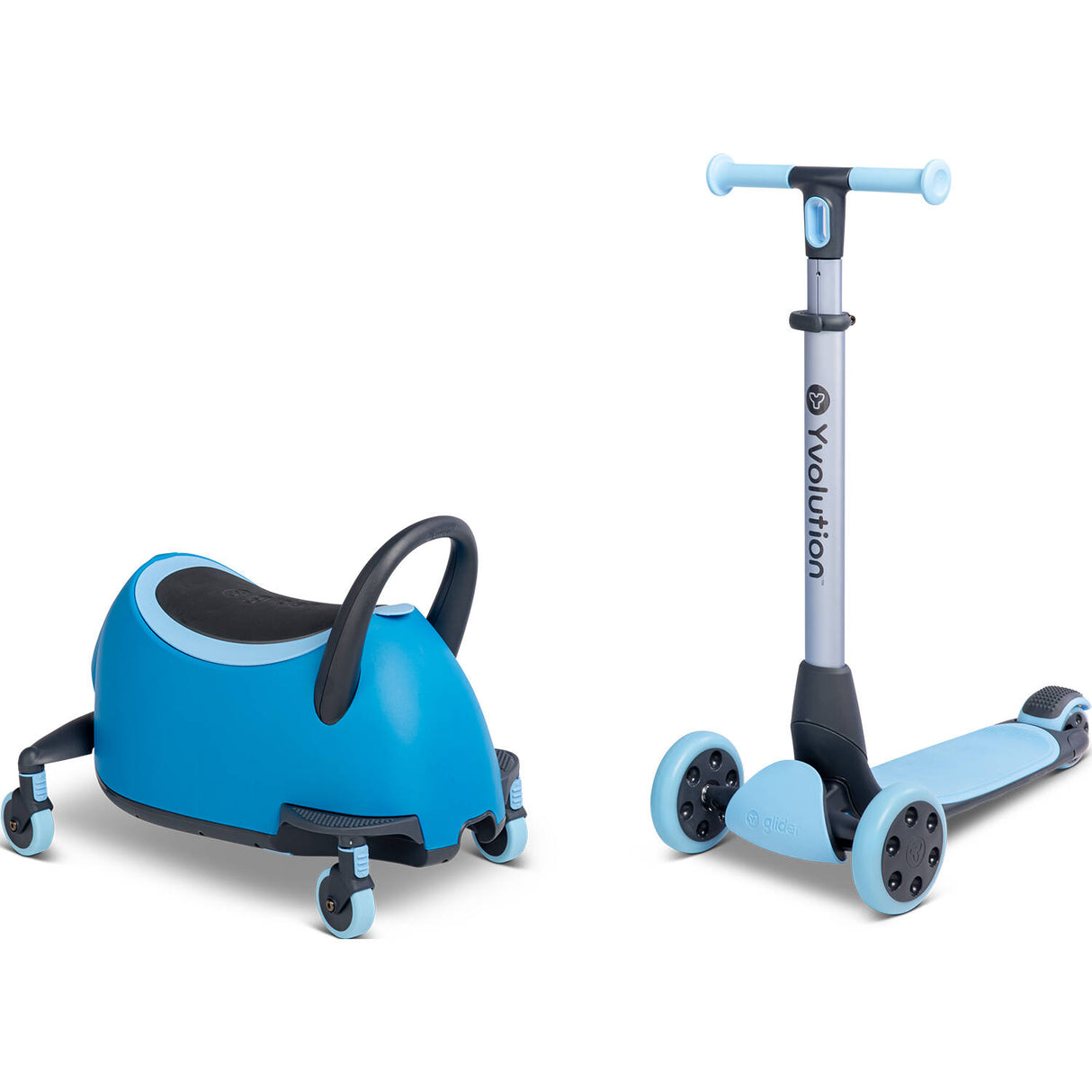 Yvolution Y Glider Luna 5-in-1 Scooter - Blue