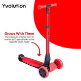 Yvolution Y Glider Luna 5-in-1 Scooter - Red