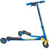 Yvolution Y Fliker A1 Air Scooter - Blue/Yellow