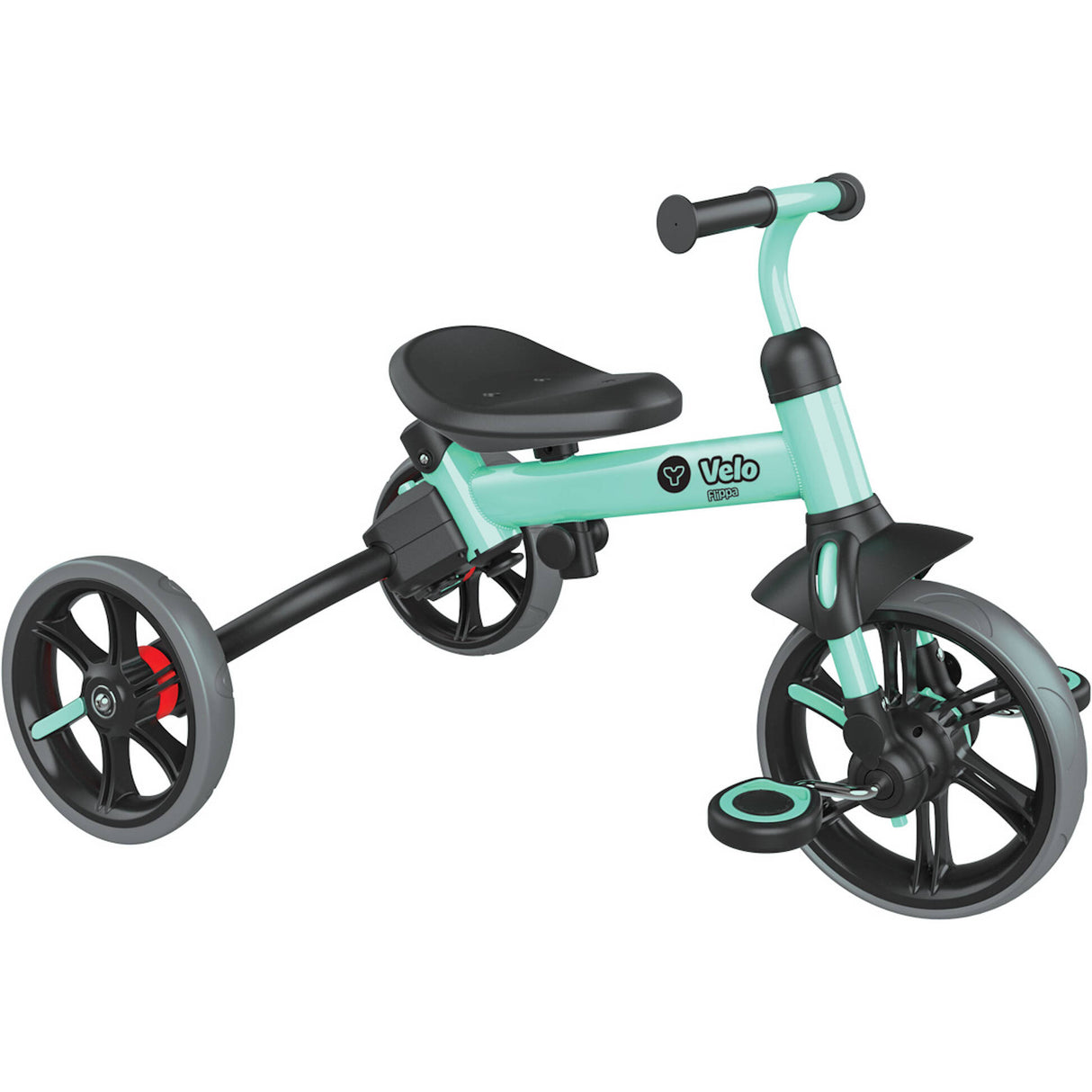 Y-Volution YVelo Flippa Balance Bike - Green/Black
