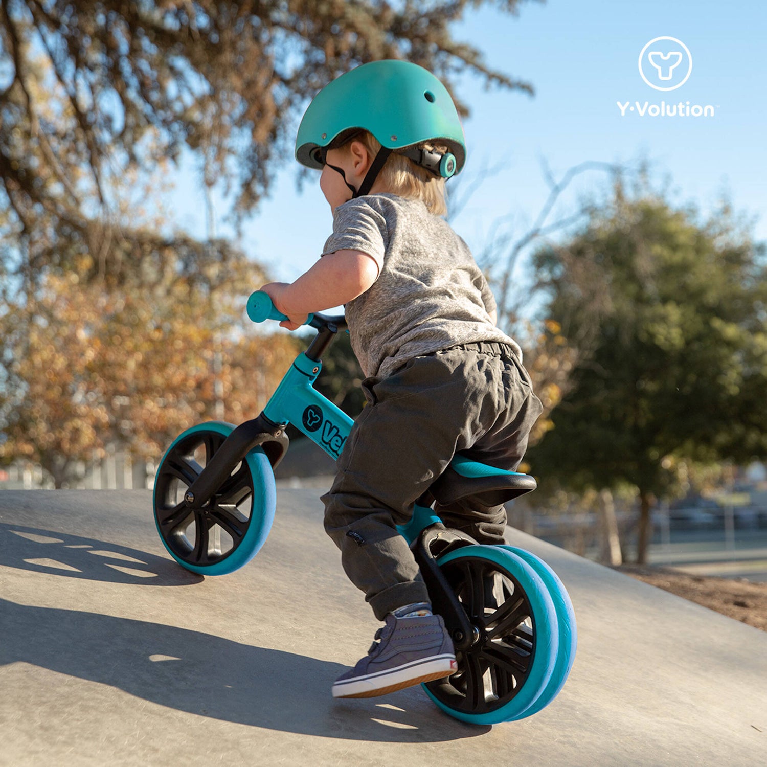 Y-Volution YVelo Junior Balance Bike - Refresh Blue