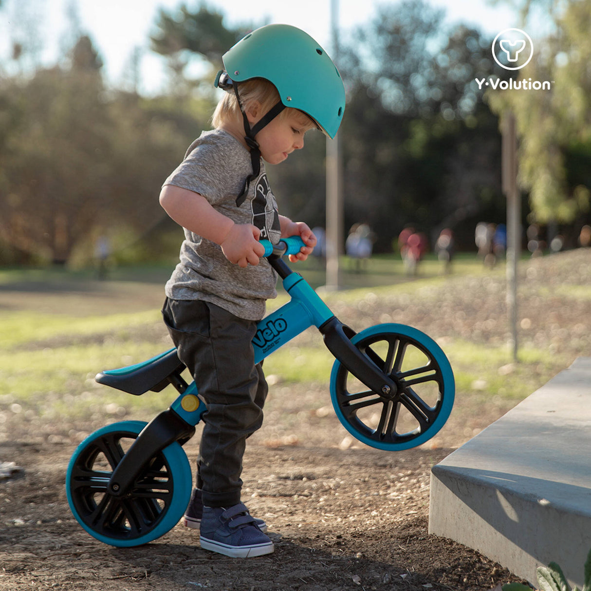 Y-Volution YVelo Junior Balance Bike - Refresh Blue