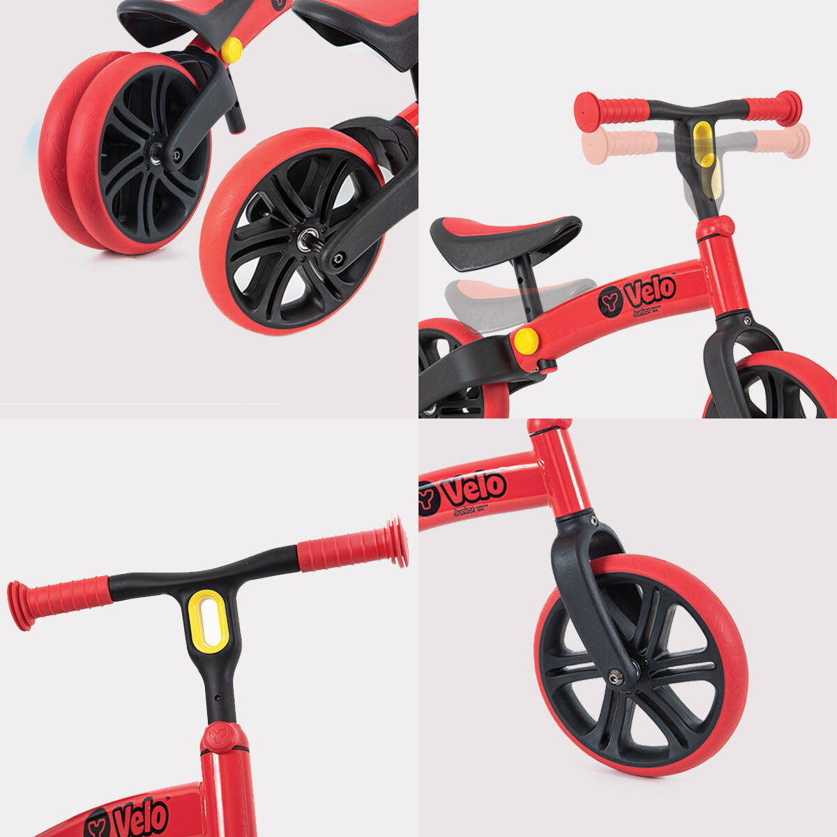 Y-Volution YVelo Junior Balance Bike - Refresh Red