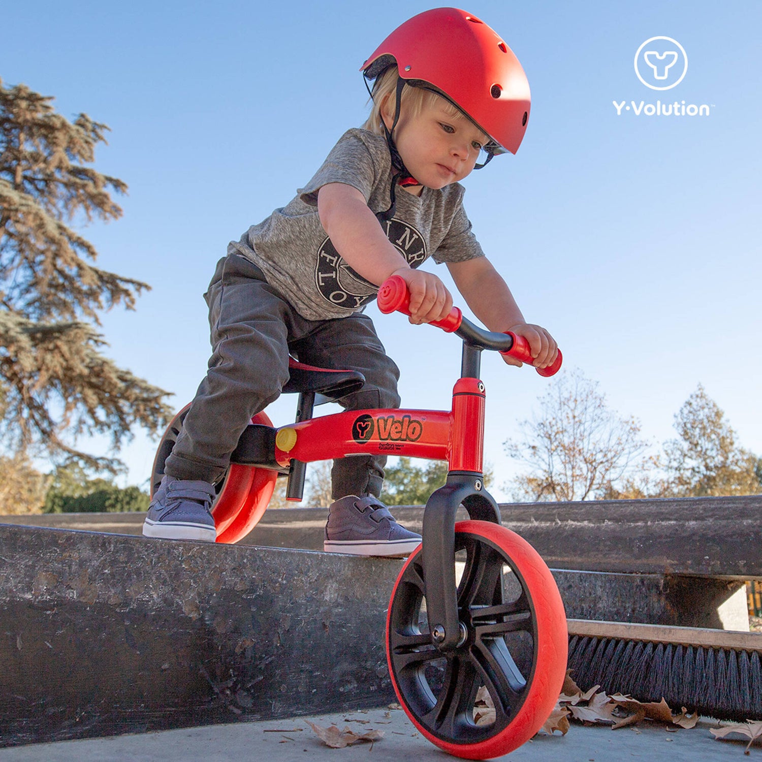 Y-Volution YVelo Junior Balance Bike - Refresh Red