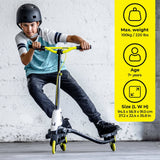 Yvolution Y Fliker Pro Scooter - White/Yellow