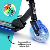 Yvolution Neon Flash Light-Up Folding Scooter