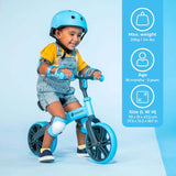 Y Volution Velo Junior Balance Bike - Blue