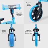 Y Volution Velo Junior Balance Bike - Blue