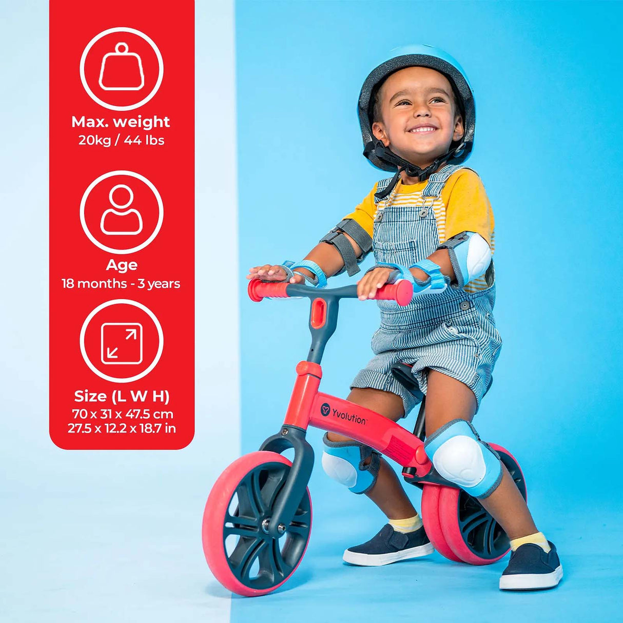 Y Volution Velo Junior Balance Bike - Red