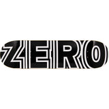 Zero Bold Skateboard Deck Black/White - 8.25''