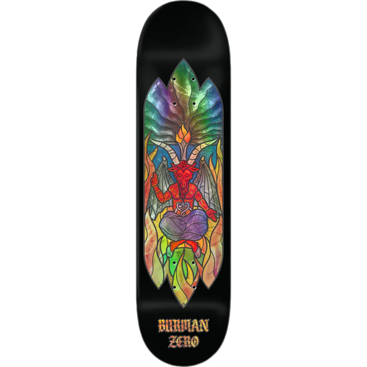 Zero Stained Glass Skateboard Deck - Burman 8.5"