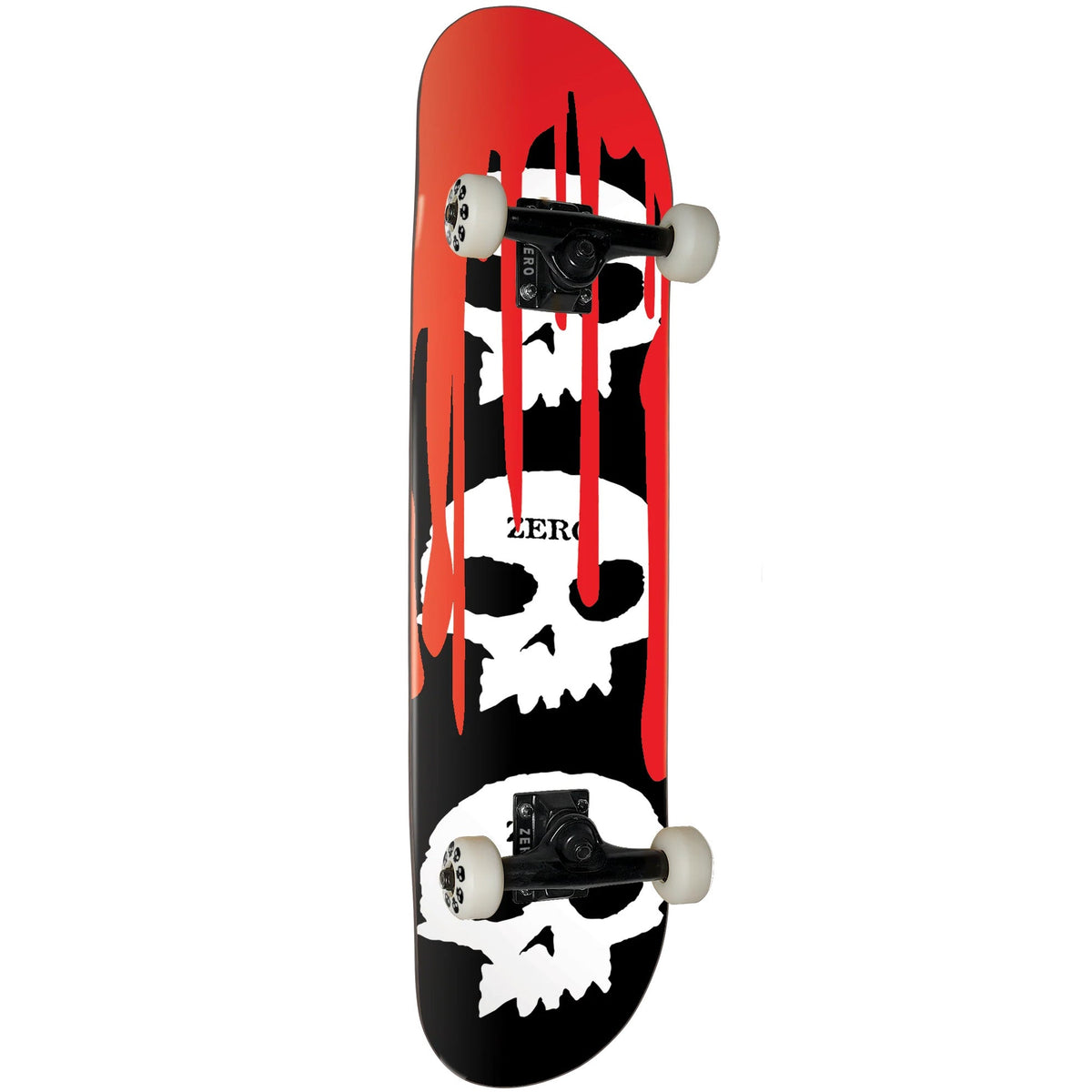 Zero 3 Skull Blood Complete Skateboard - Black/Red 7.875"