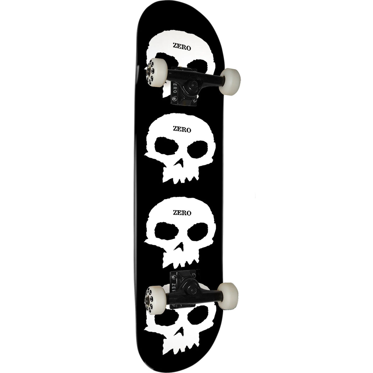 Zero Multi Skull Complete Skateboard - Black/White 8.25"