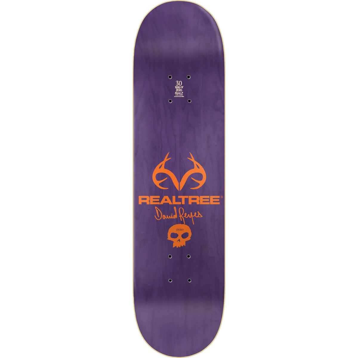 Zero X Realtree Skateboard Deck - Bear - Reyes 8.25"