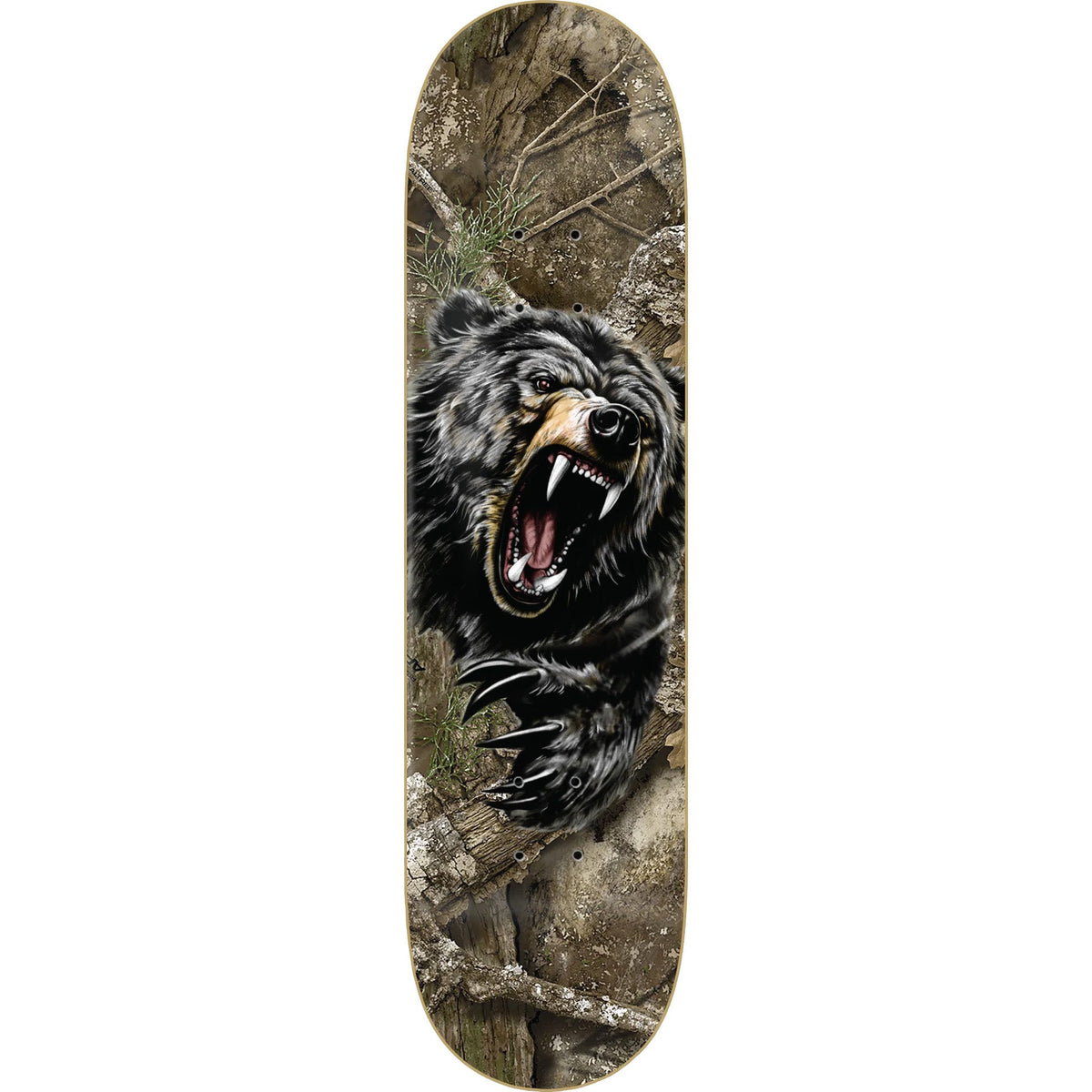 Zero X Realtree Skateboard Deck - Bear - Reyes 8.25"
