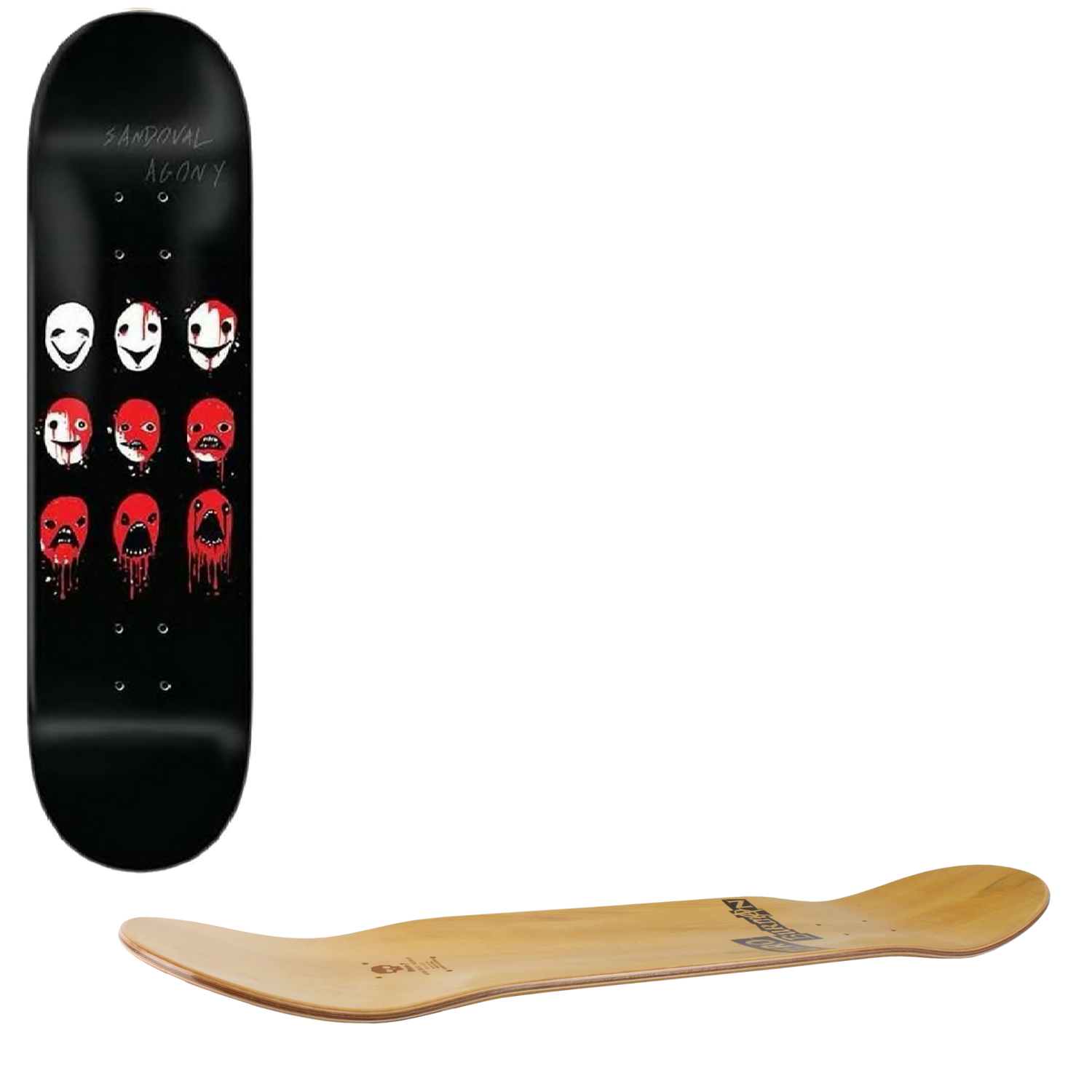 Zero Agony Sandoval Skateboard Deck 8.125"