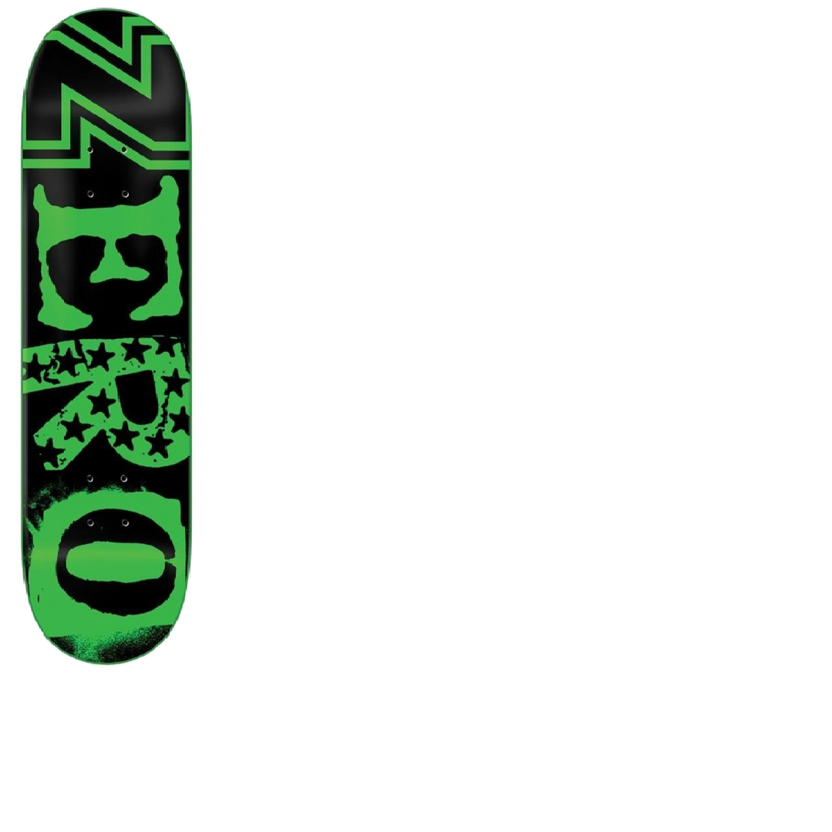 Zero Legacy Ransom Skateboard Deck - Green 8.25"