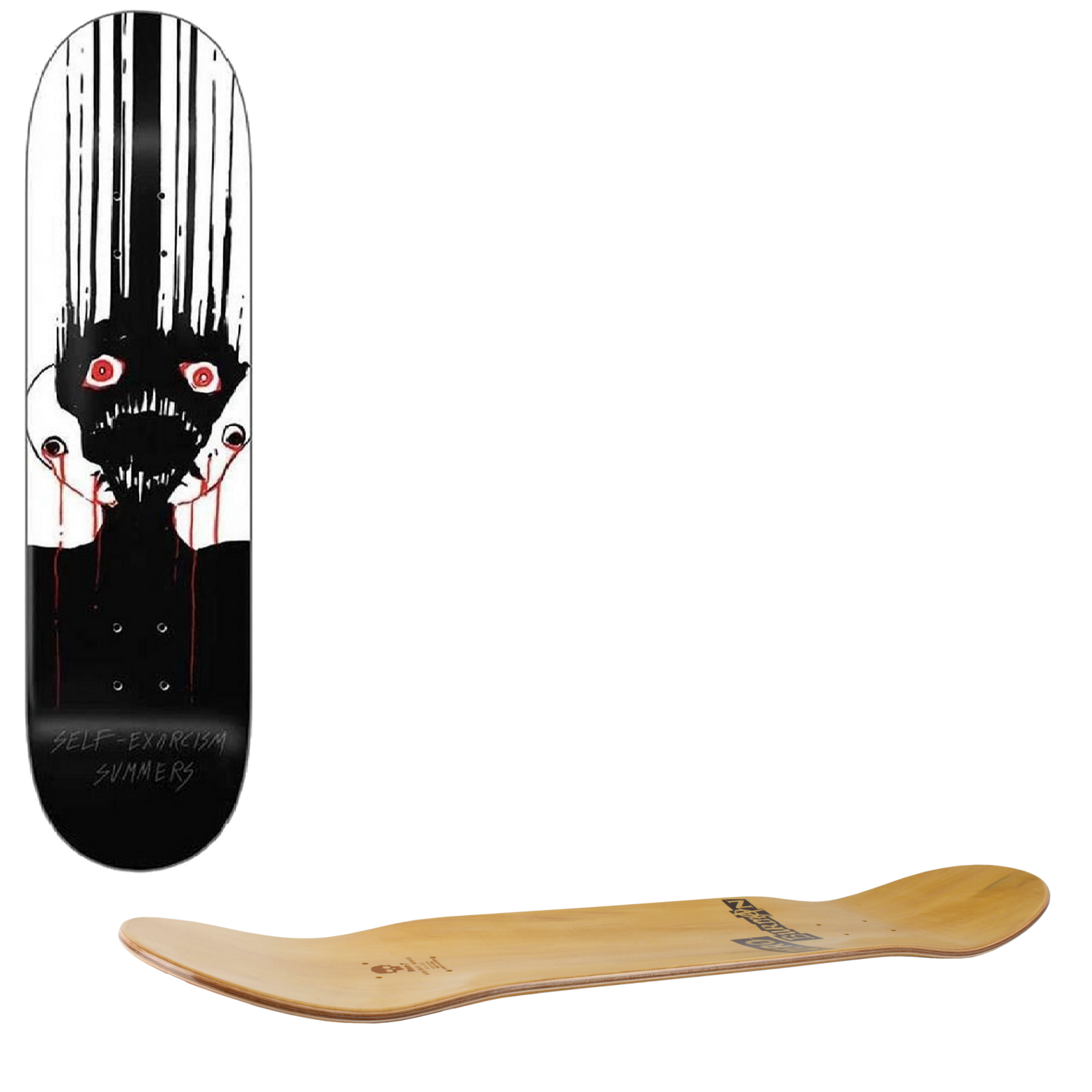 Zero Self Exorcism Summers Skateboard Deck 8.375"