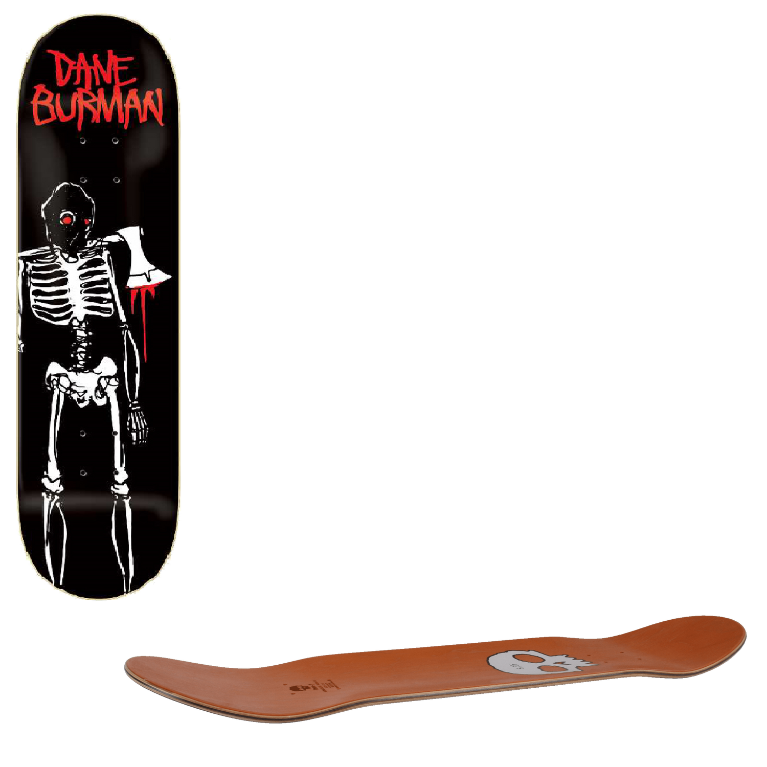 Zero Living Dead Executioner Burman Skateboard Deck 8.625"