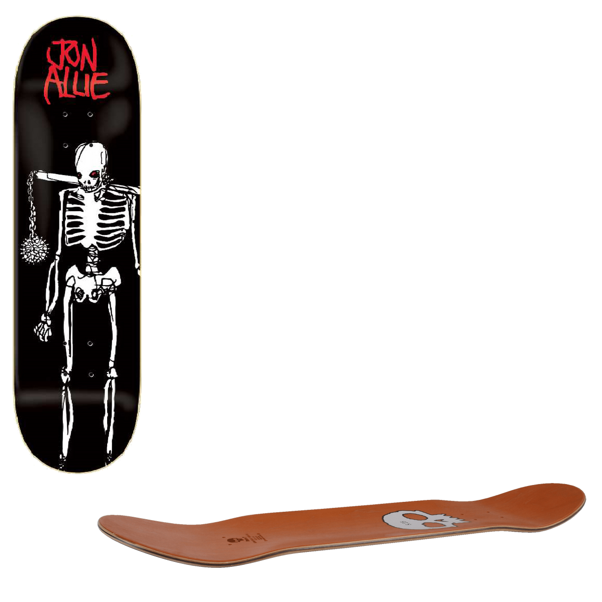 Zero Living Dead Mace Allie Skateboard Deck 8"