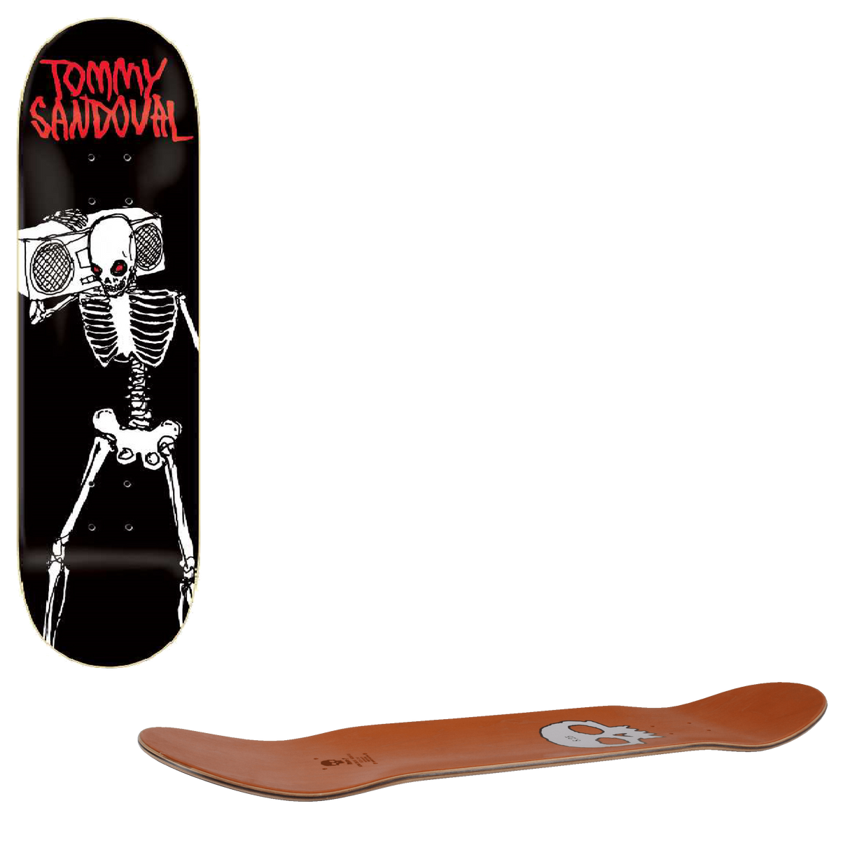 Zero Living Dead Vibration Sandoval Skateboard Deck 8"