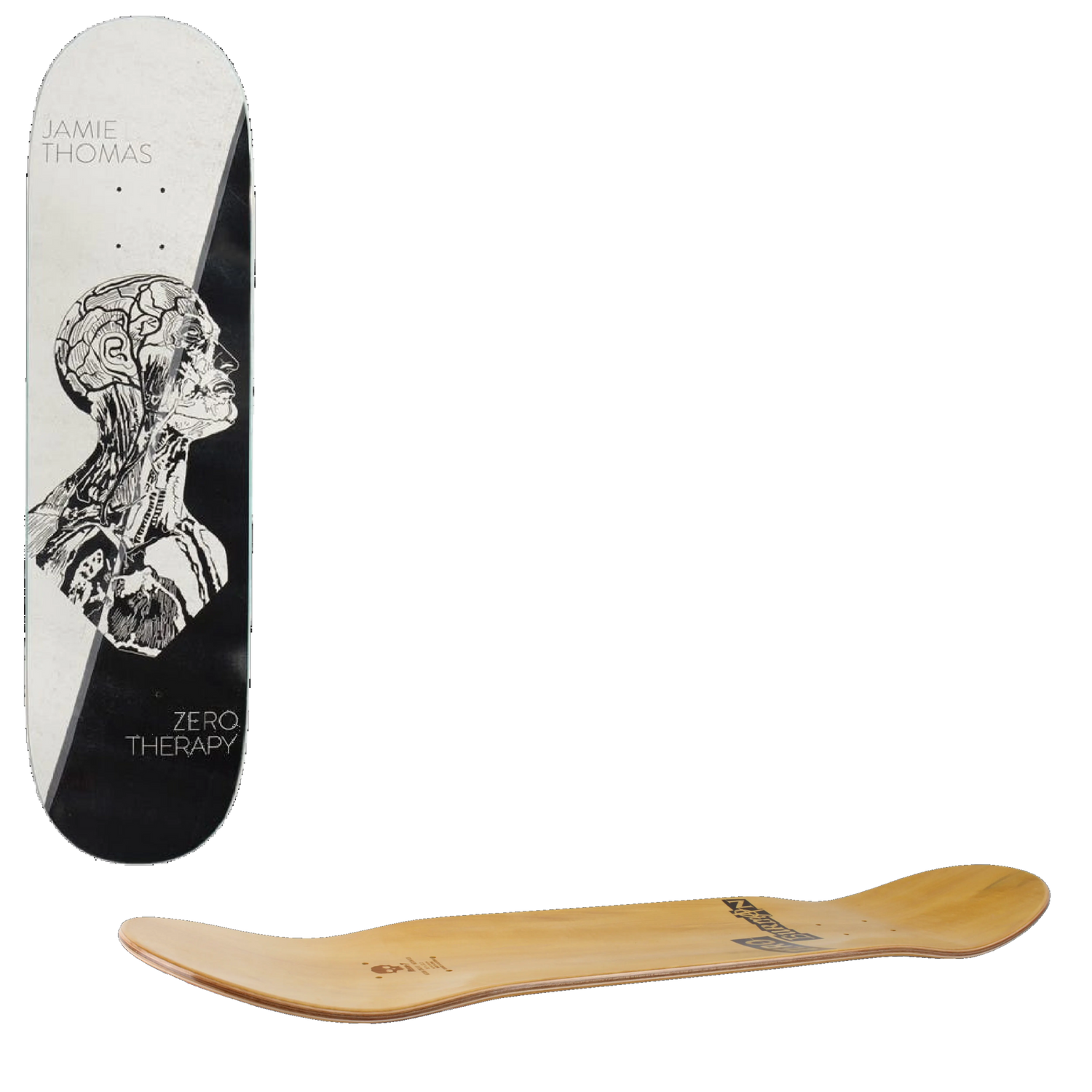 Zero Therapy Skateboard Deck - Thomas 8.5''