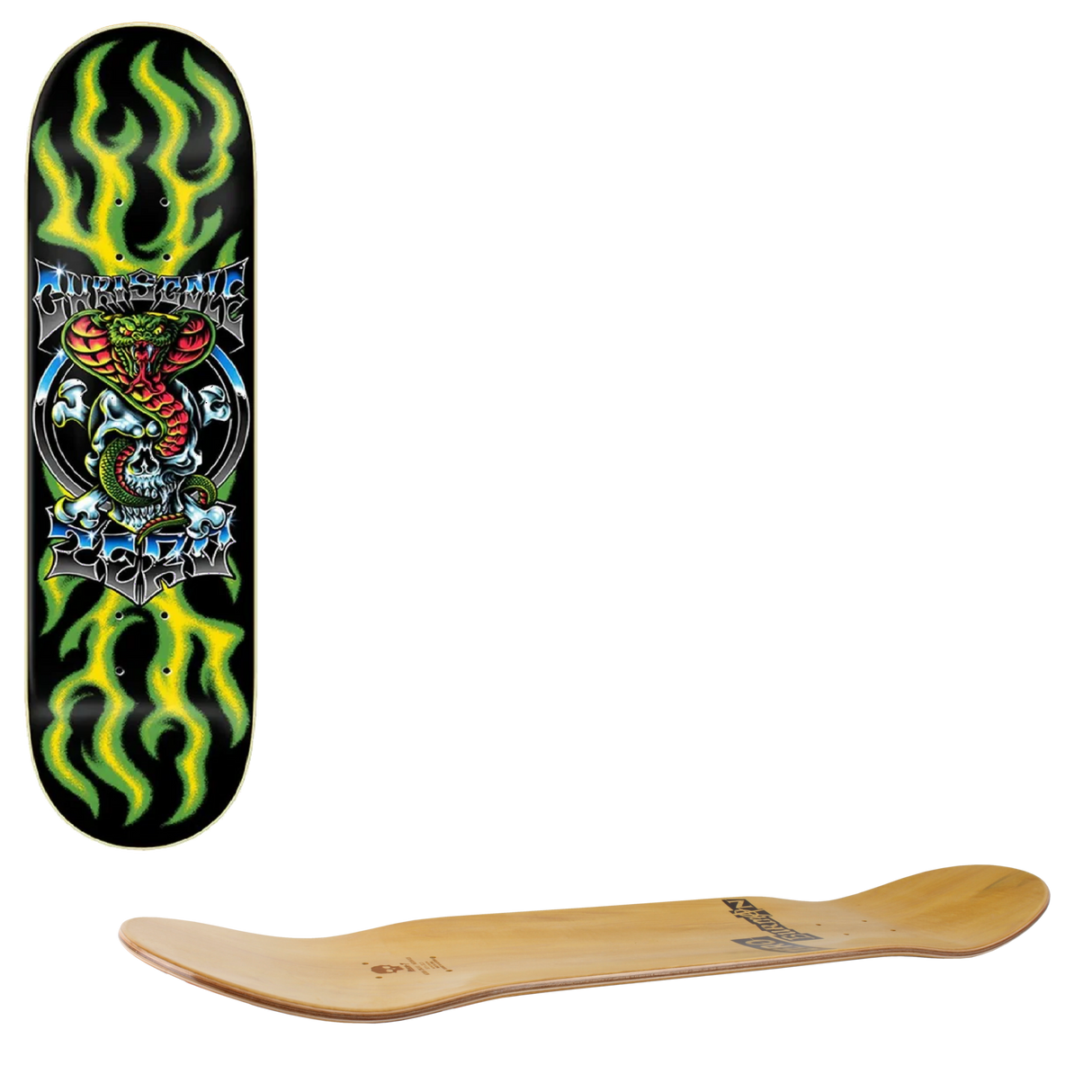 Zero Chrome Skateboard Deck - Cole 8.25"