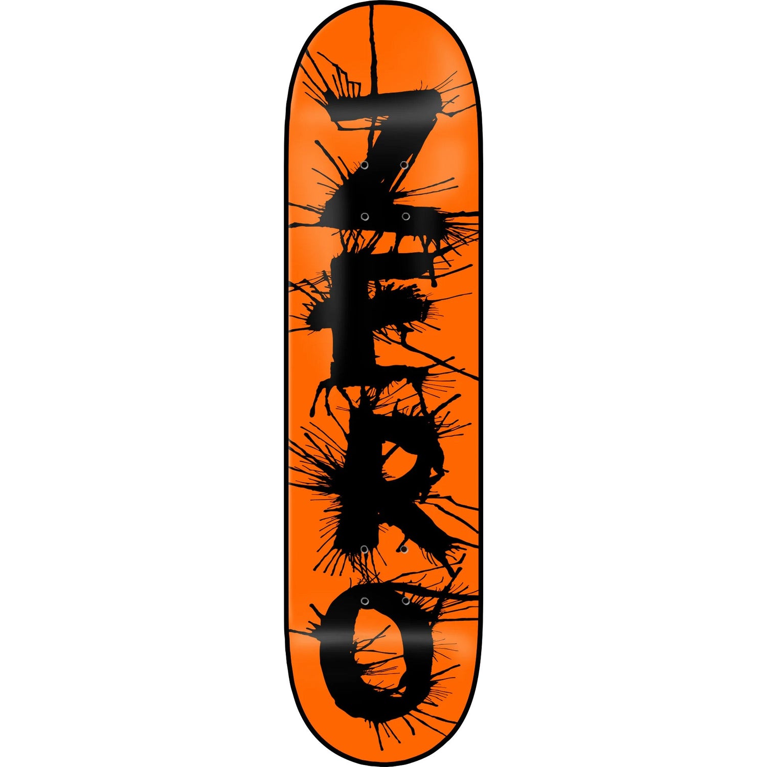 Zero Disorder 30 Year Reissue Skateboard Deck - Black/Orange 8.25"