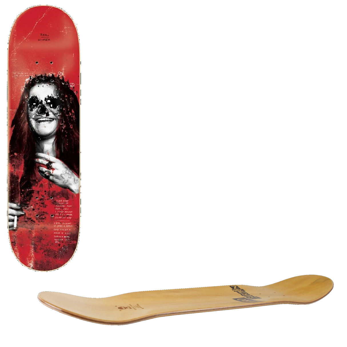 Zero 27 Club Wimer Skateboard Deck 8.375''