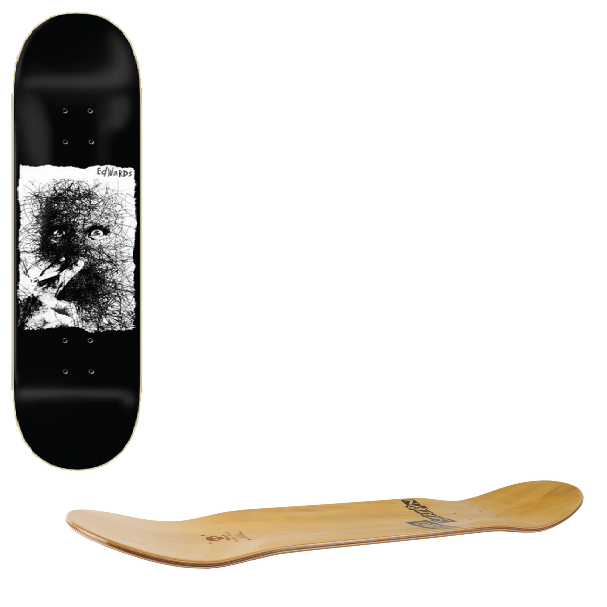 Zero Ilo Ballpoint Skateboard Deck - Forrest 8.5"