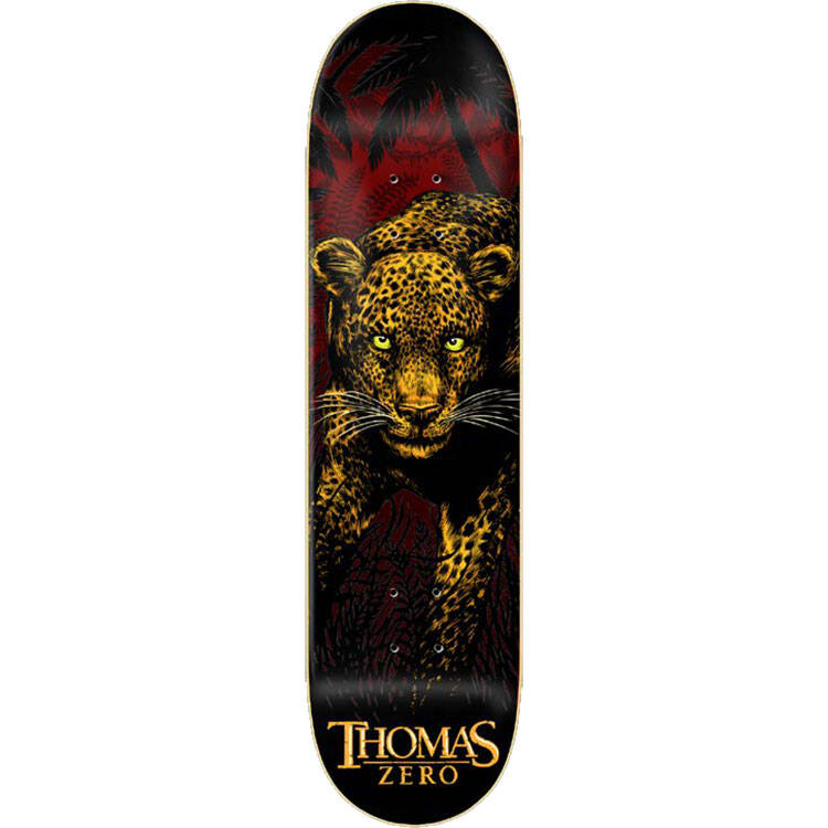 Zero Thomas Leopard Skateboard Deck - 8"