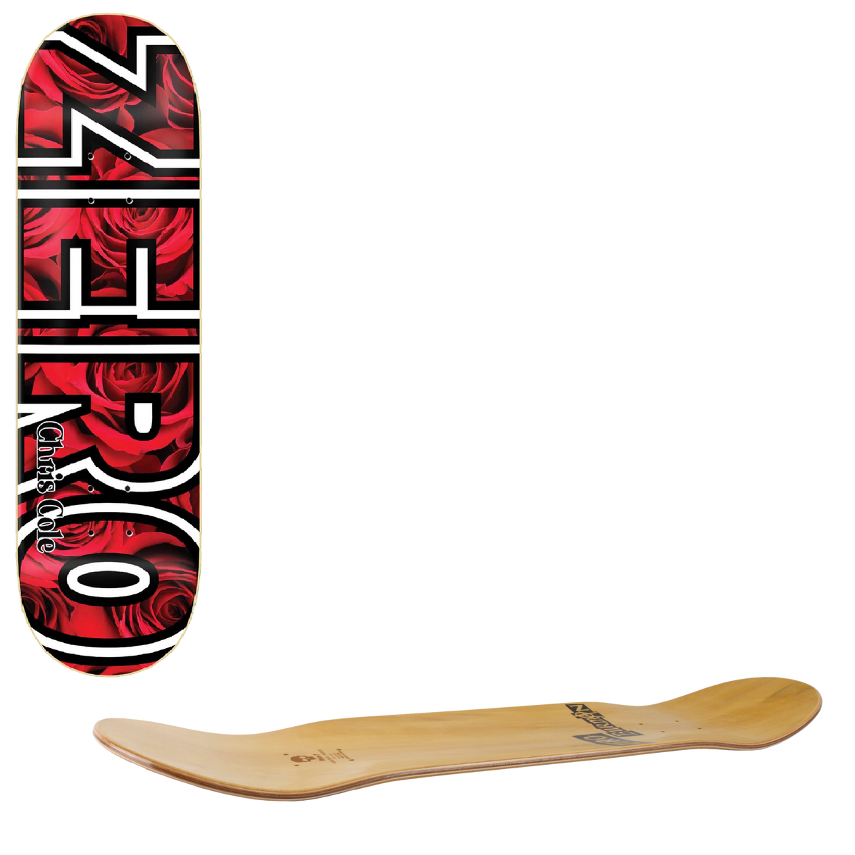 Zero Floral Bold Skateboard Deck - Cole 8.5"
