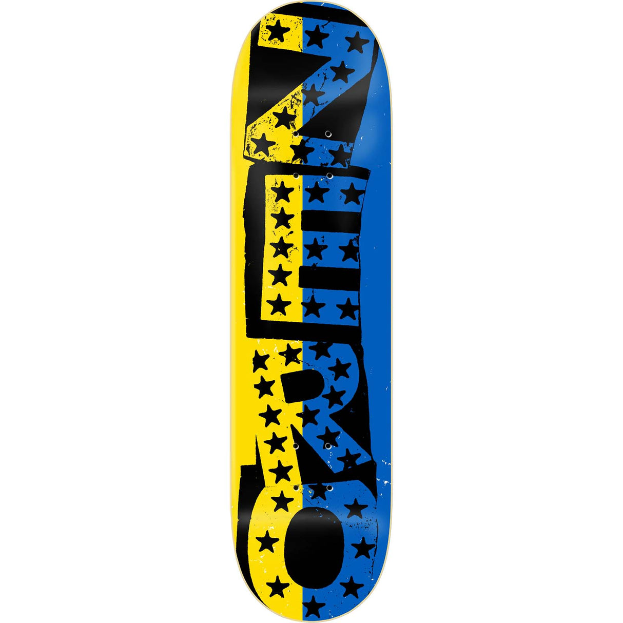 Zero Punk Flag Skateboard Deck - Ukraine 8.25"
