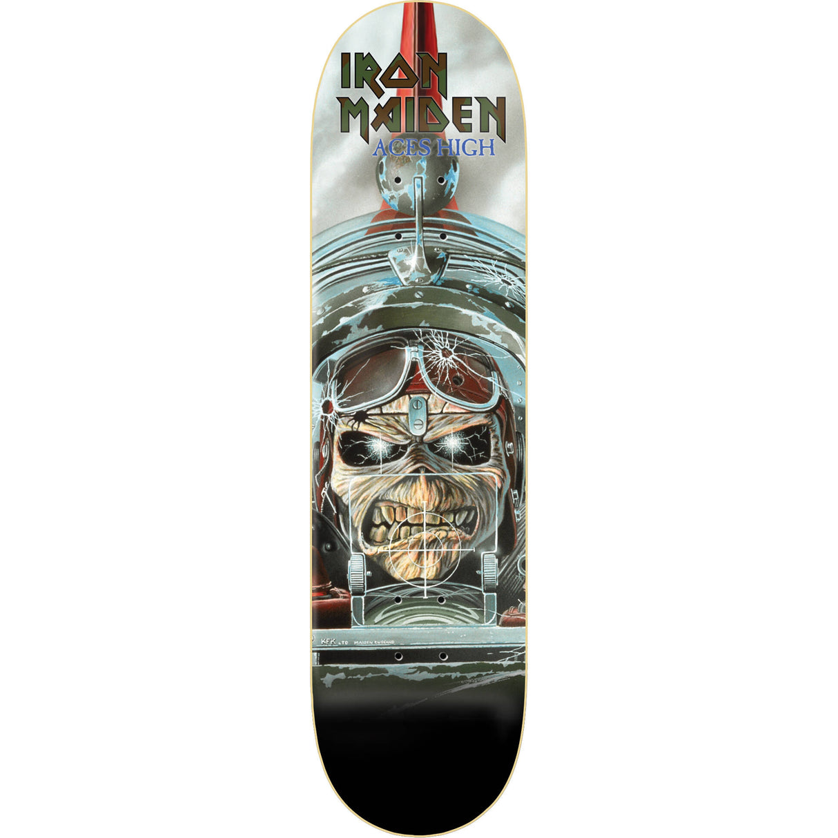 Zero x Iron Maiden Skateboard Deck - Aces High 8.38''