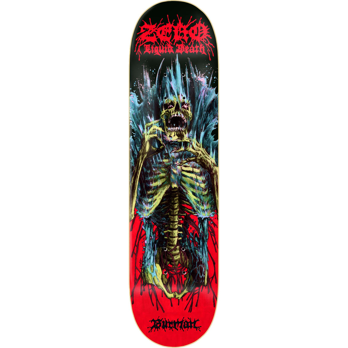 Zero Liquid Death Skateboard Deck - Burman 8.5"