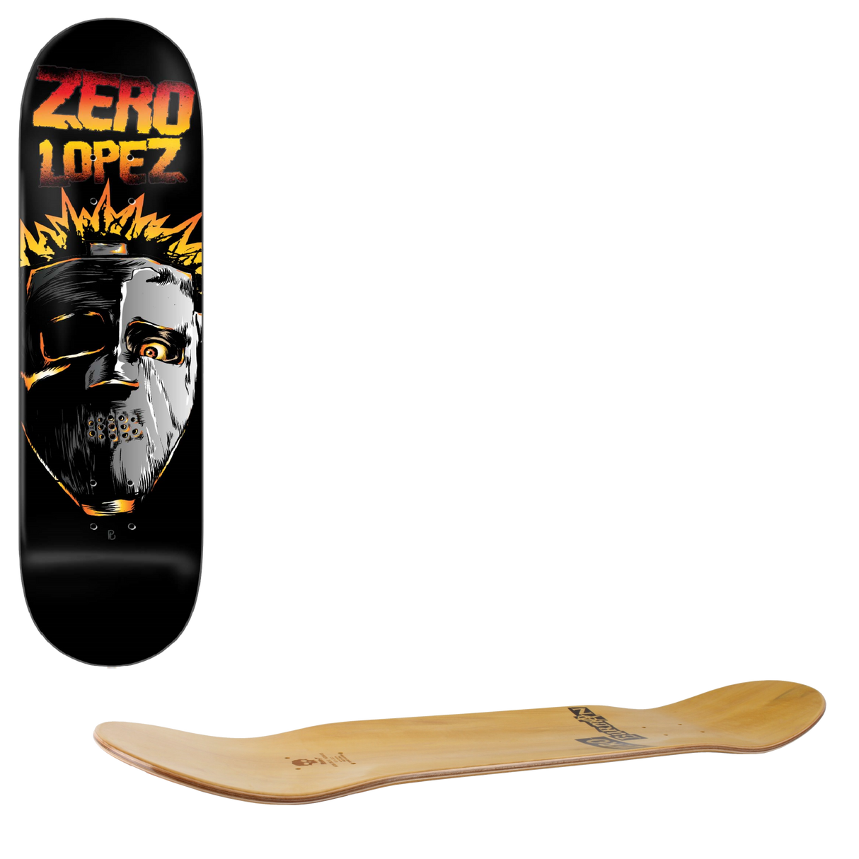 Zero Metal Health Skateboard Deck - Lopez 8.5"