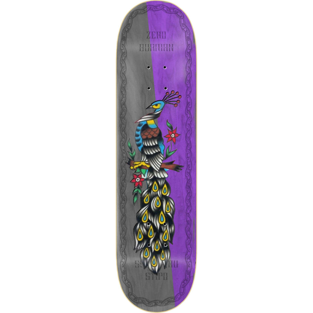 Zero Nik Stipo Skateboard Deck - Burman 8.25"