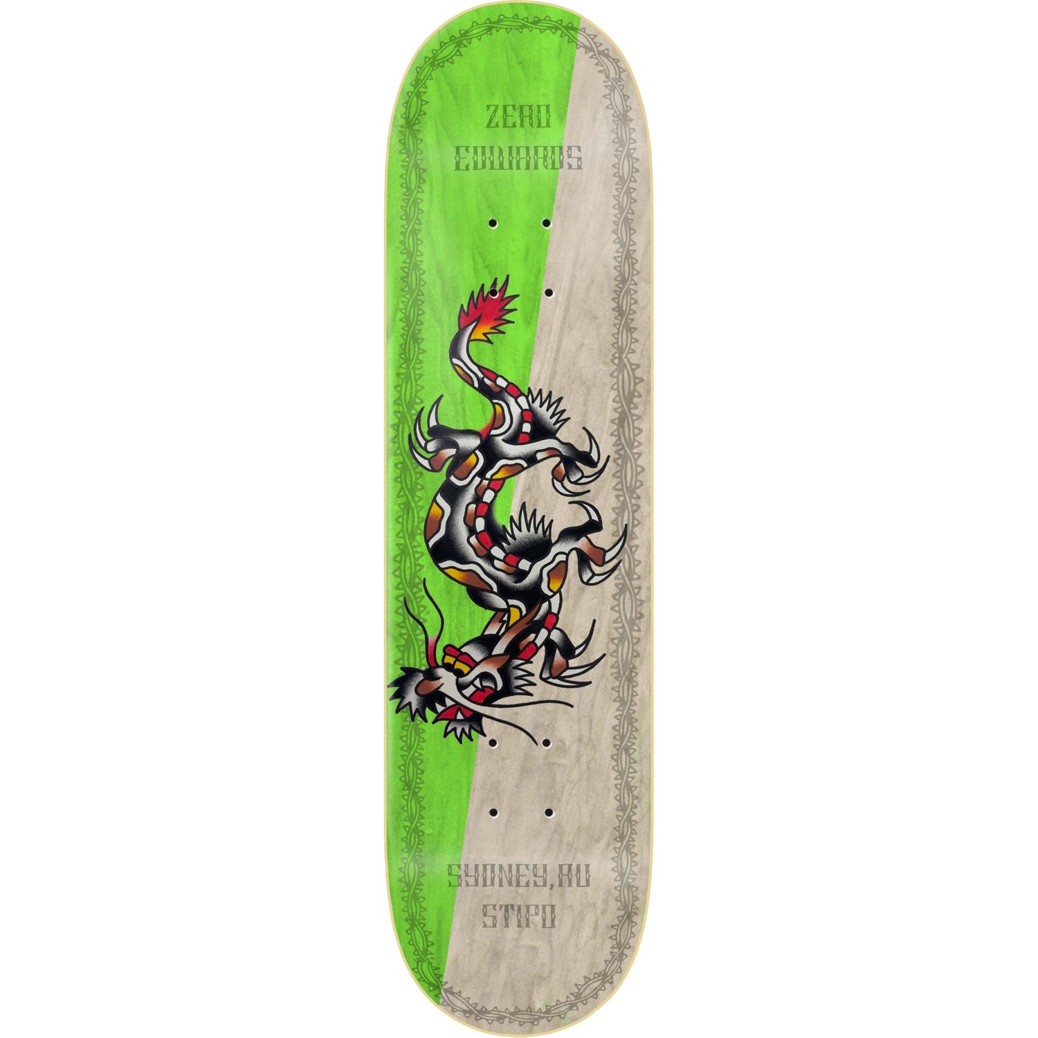 Zero Nik Stipo Skateboard Deck - Edwards 8.25"