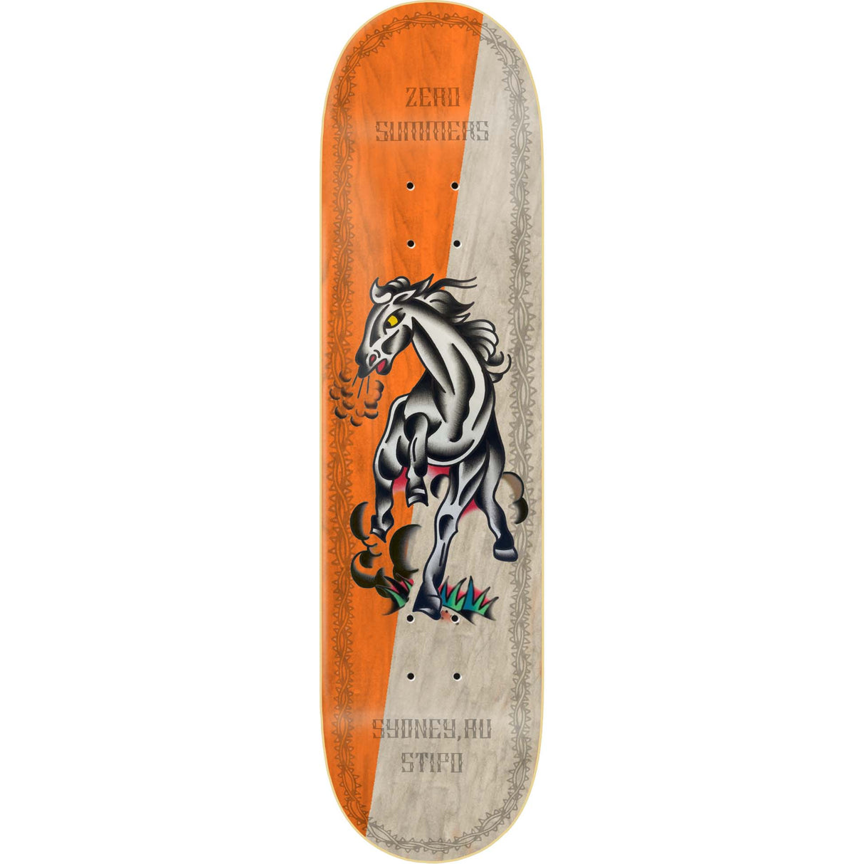 Zero Nik Stipo Skateboard Deck - Summers 8.375"