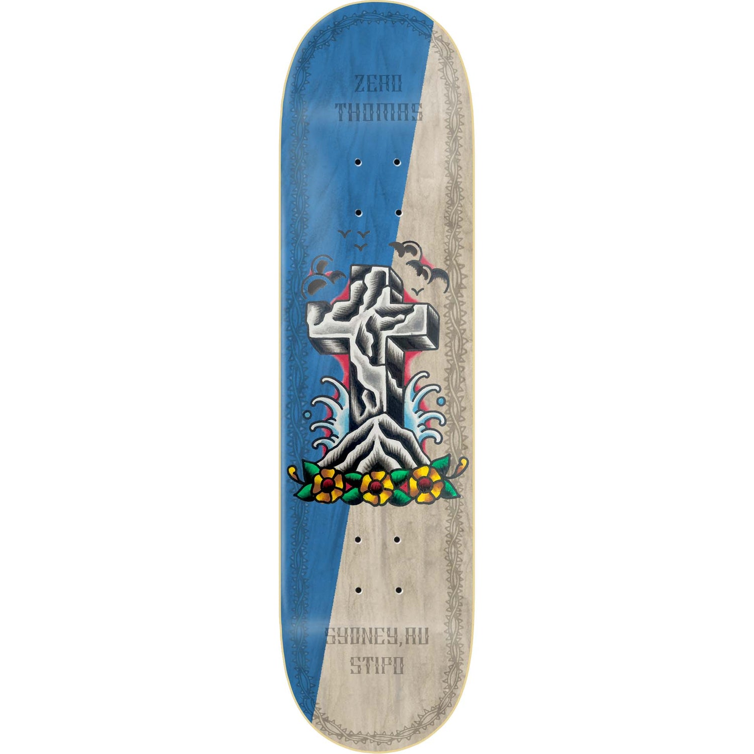 Zero Nik Stipo Skateboard Deck - Thomas 8.25"