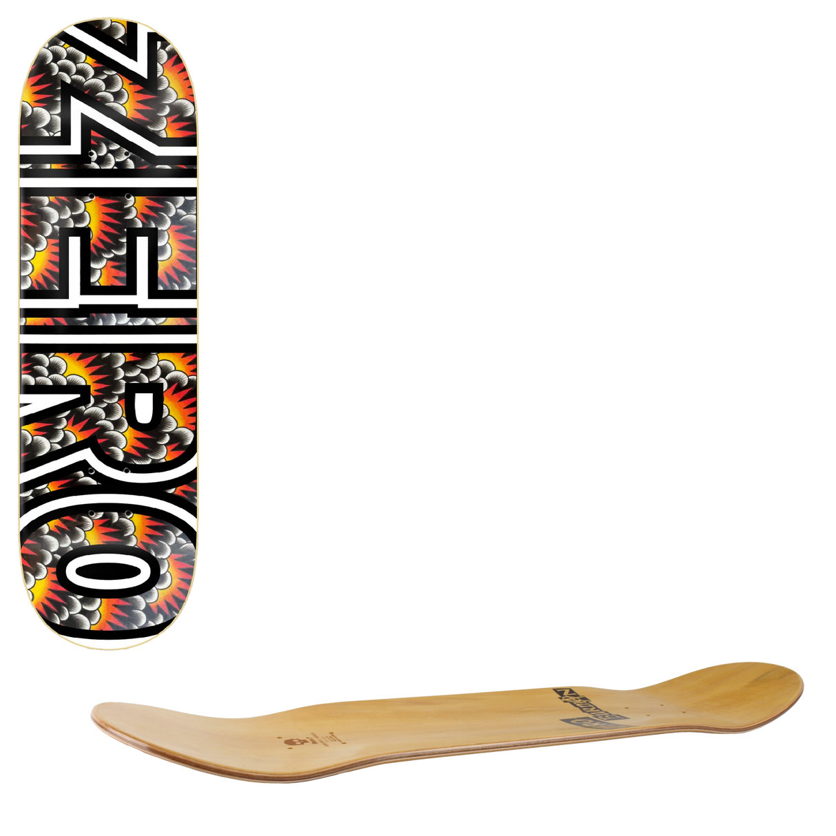 Zero Stipo Bold Skateboard Deck 8.5"