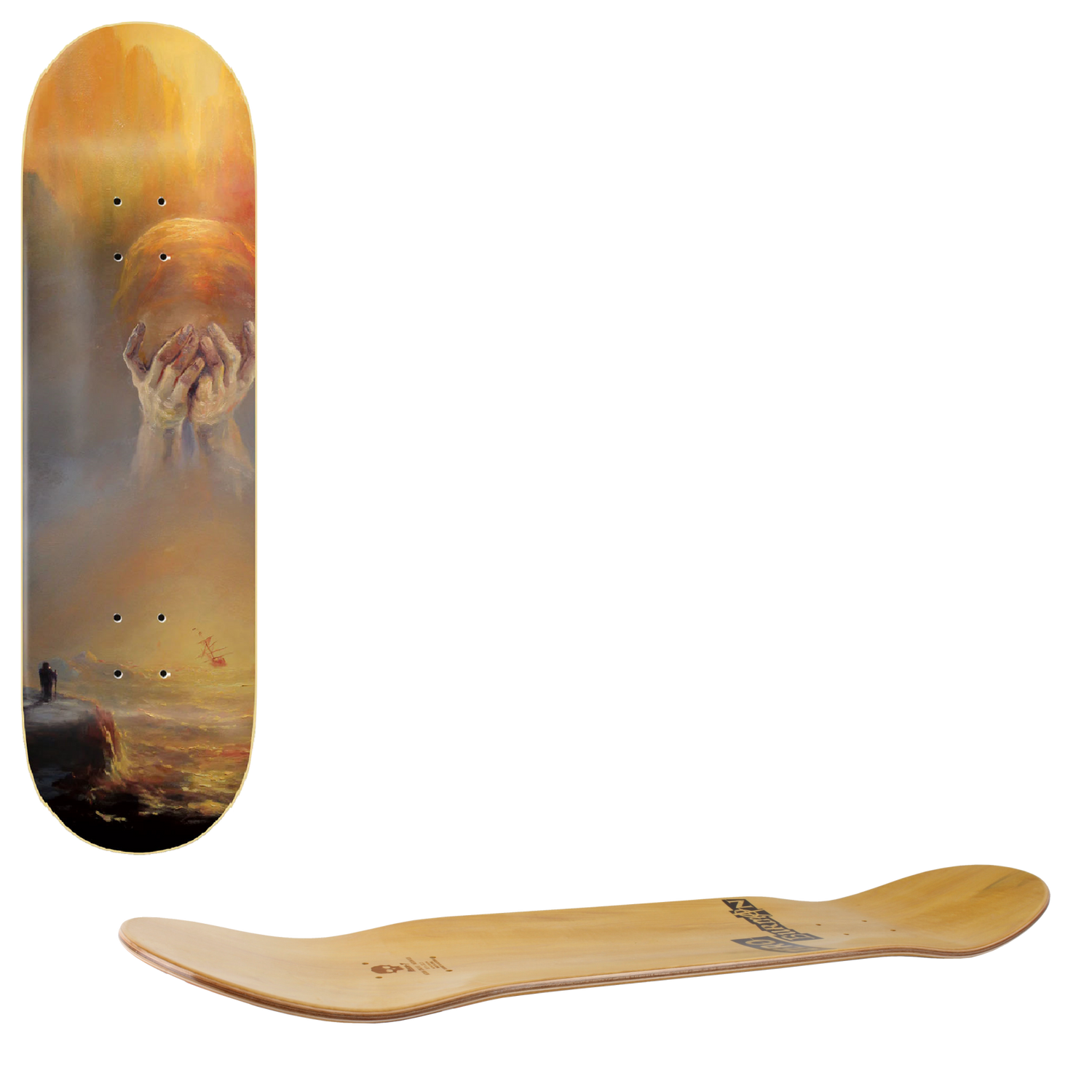 Zero Melancholy II Skateboard Deck - Burman 8.5"