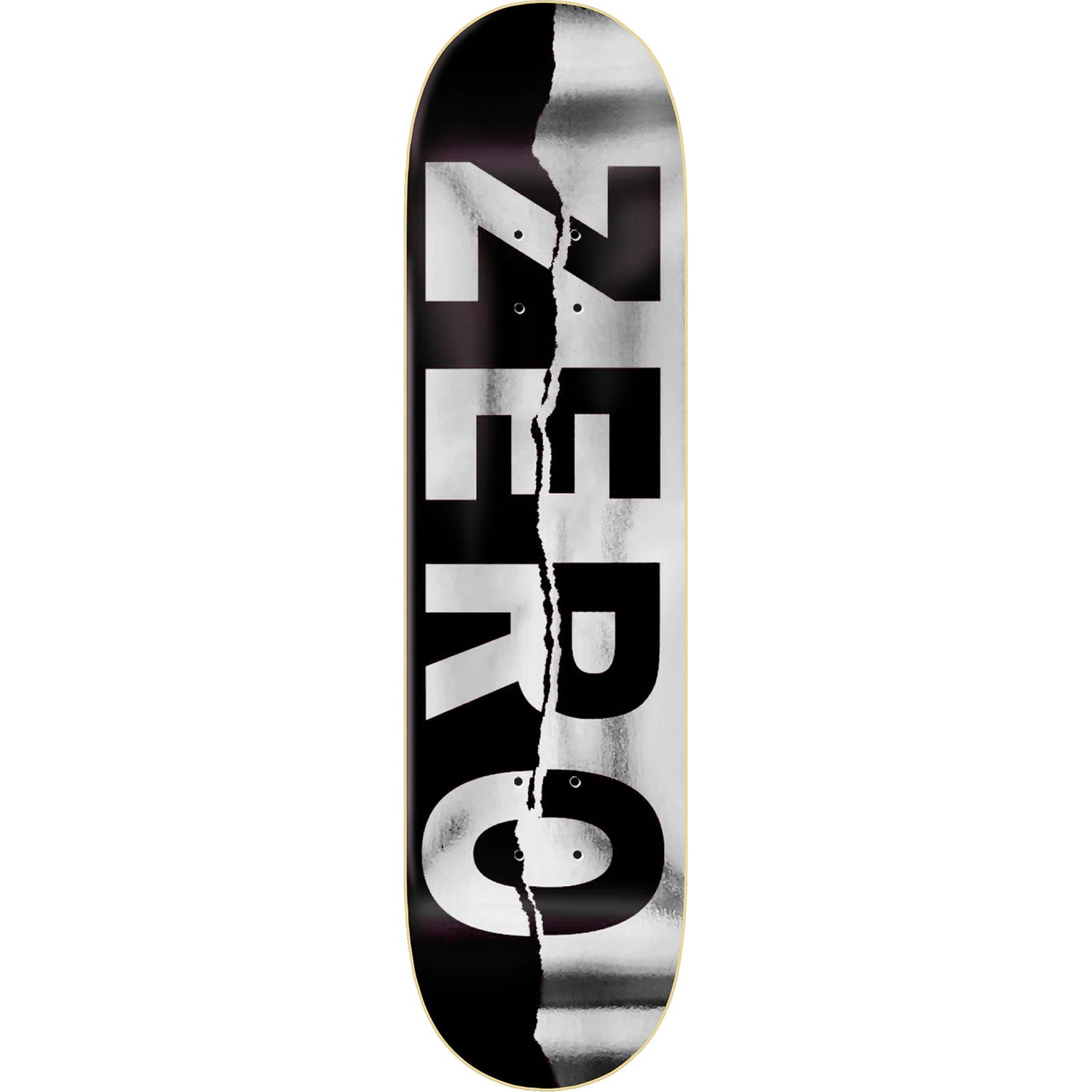Zero Ripped Army Skateboard Deck - Black/Foil 8.5"