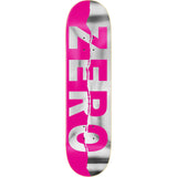 Zero Ripped Army Skateboard Deck - Pink/Foil 8.25"