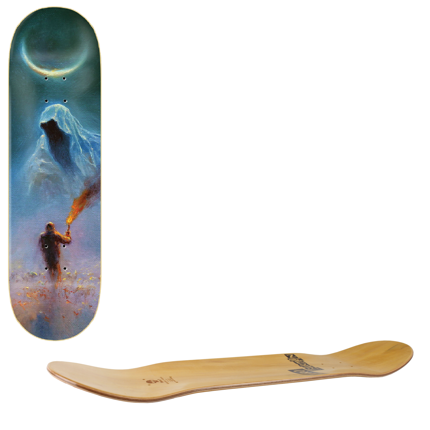 Zero When The Mind Sleeps Skateboard Deck - Summers 8.25"
